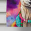 Drapeau de maison de lama hippie