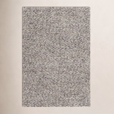 Hero Charcoal Ivory Hand-Woven Flatweave Rug