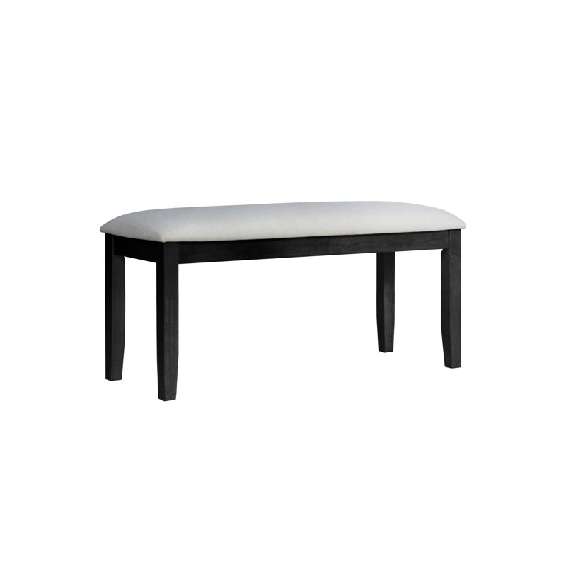 Alpharetta 6-Piece Dining Set, Gray/Black, Black
