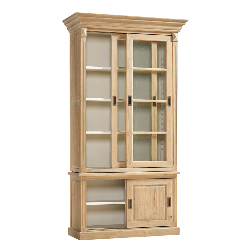 Nicolasa Solid Wood China Cabinet