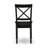 7 Piece Dining Room Table Set Consist of a Rectangle Kitchen Table with Butterfly Leaf and 6 Dining Chairs, Black-1718698300