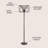 Carnesville 61'' Black Traditional Floor Lamp