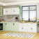 Cabinet 63'' W x 55.1'' H White Medium Density Fiberboard (MDF) Kitchen Cabinet Set Ready-to-Assemble