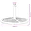 Base de parasol pour poteaux de 1,5 po / 1,9 po de diamètre Arlmont & Co.