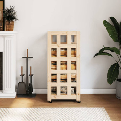 Akos 40cm W Solid Wood Log Rack