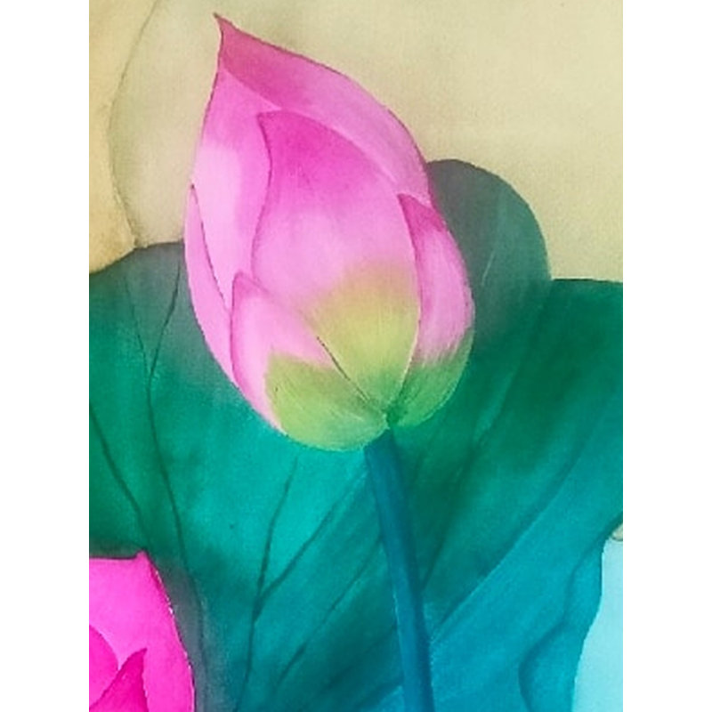 Bliss In The Pond | Aquarelle sur toile | Par Swati Tripathi