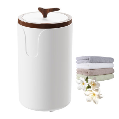 Seau chauffe-serviettes 20L, sèche-serviettes électrique portatif avec chaleur rapide et uniforme, température réglable, minuterie, arrêt automatique et protection contre la surchauffe, pas d'affichage numérique