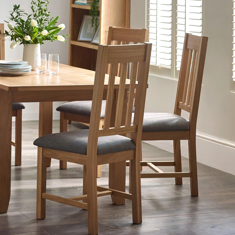 Henryson Slat Back Side Chair in Oak