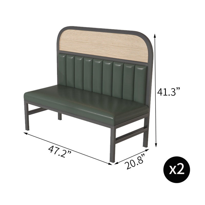 Banc de rangement moderne de style café