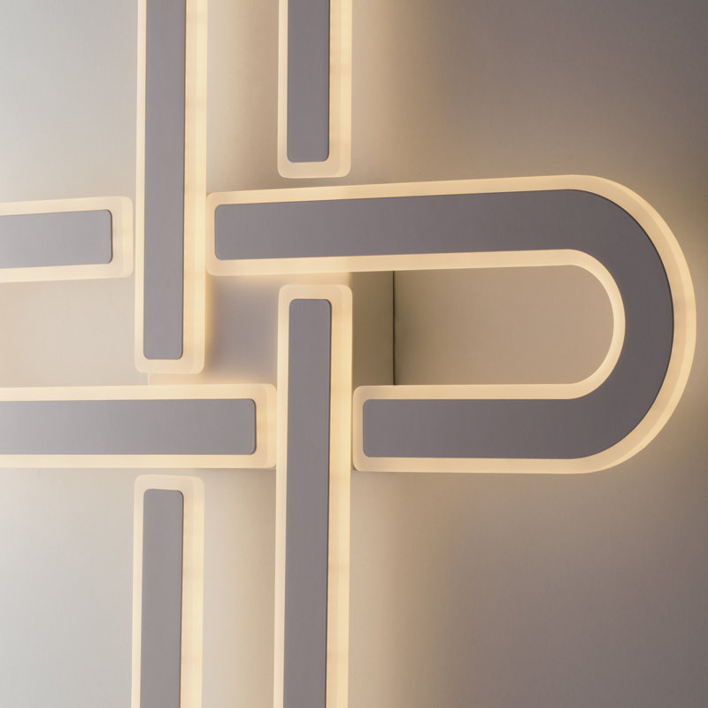 Somersworth LED Flush Mount, 80Cm x 80Cm x 4Cm