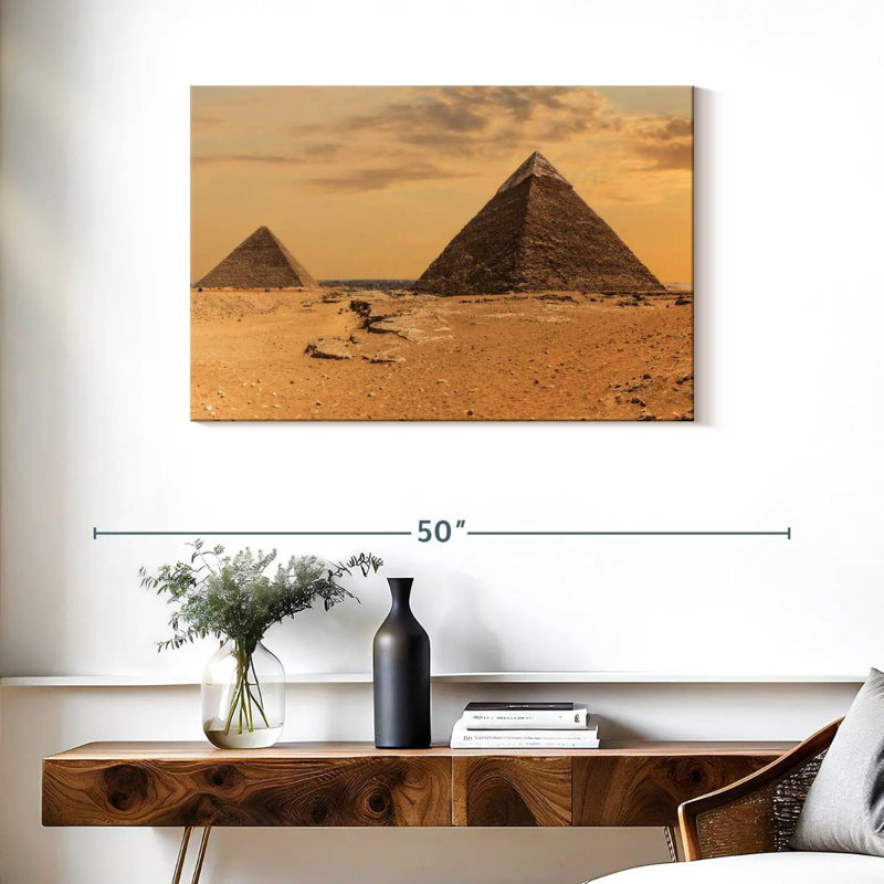 Javetta, la grande pyramide de Gizeh, H 24 po x l 36 po