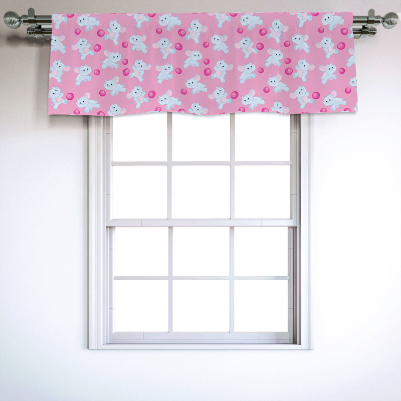 Sateen Ruffled Window Valance
