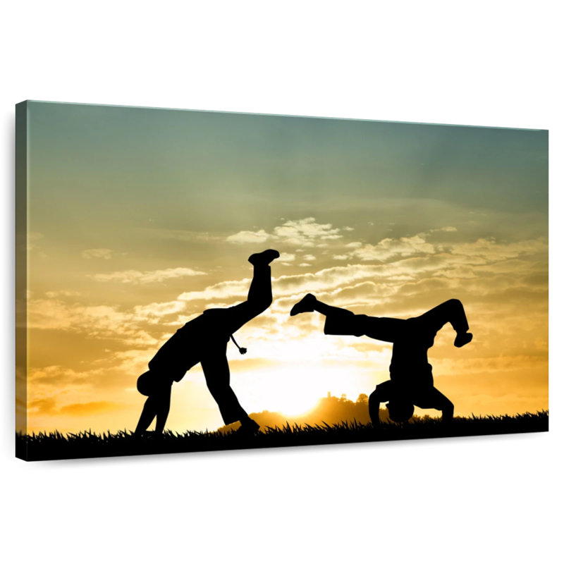 Capoeira au crépuscule, H 16 po x l 24 po