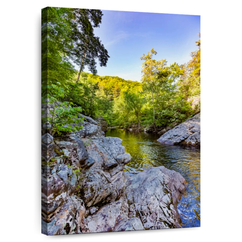 Alvord Little Tennessee River, H 12 po x l 8 po