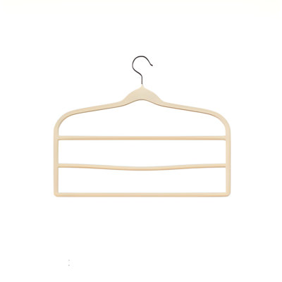 Multi-Layer Velvet Pants Hanger: Non-Slip, Traceless, Ideal For Hanging Pants, Skirts, Home Use, Drying, And Organizing, A Must-Have Laundry Tool With Specialized Pant Clips"
