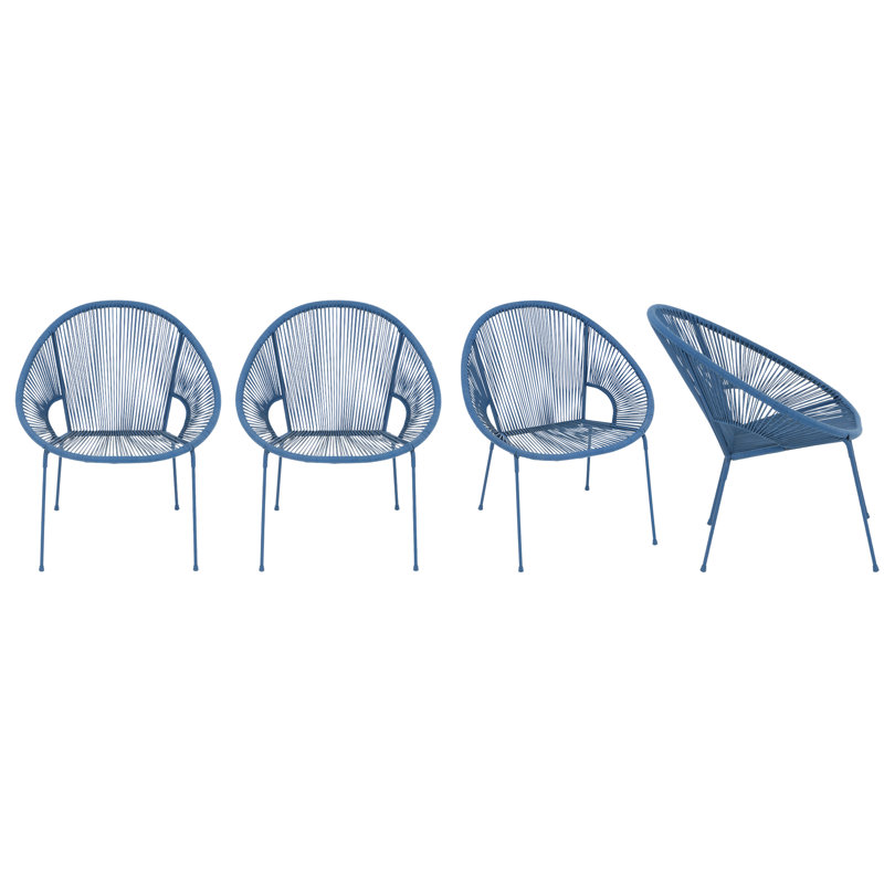 Indoor/Outdoor Patio Chair, Navy