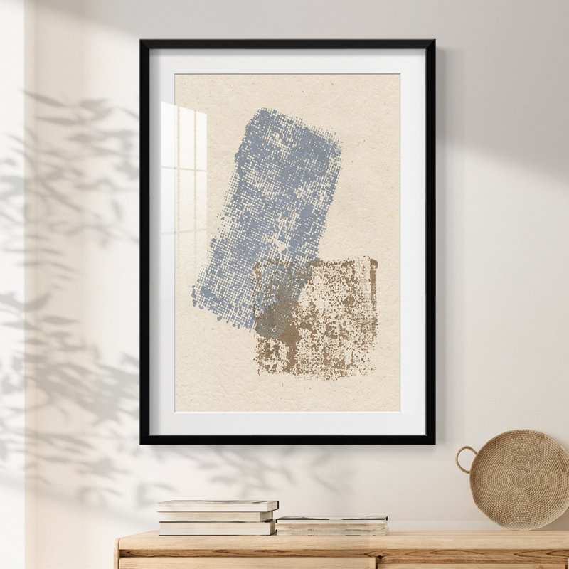 Embimished Scrim I - Impression encadrée, H 25,5 po x l 17,5 po, Noir