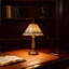 17.3"h Tiffany-style Stained Glass Table Lamp