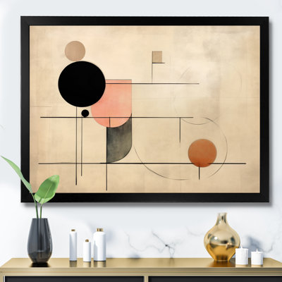 " Beige Geometry In Motion IX "