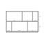 Grenda 60cm W Geometric Bookcase-561311895