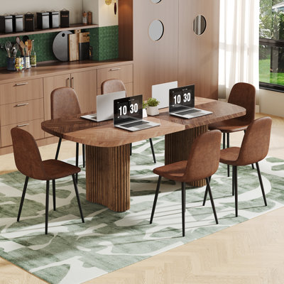 Ensemble de table de salle à manger à double caisson