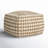 Henrietta 20" Wide Polka Dots Pouf Ottoman