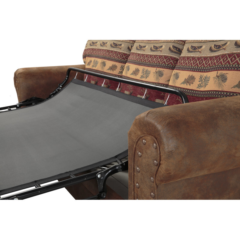 Josie Upholstered 88'' Sleeper Sofa