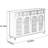Retro simple multi-functional display locker