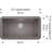 Ikon 33" L x 19" W Farmhouse Sink Sink with Cutting Board & Basket Strainer-56851045