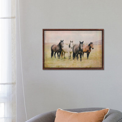Our Home by Rhonda Thompson - Floater Frame Print on Canvas