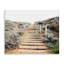 Toile d'escalier en bois vers le ciel, design par Leah Noel Art-395369283