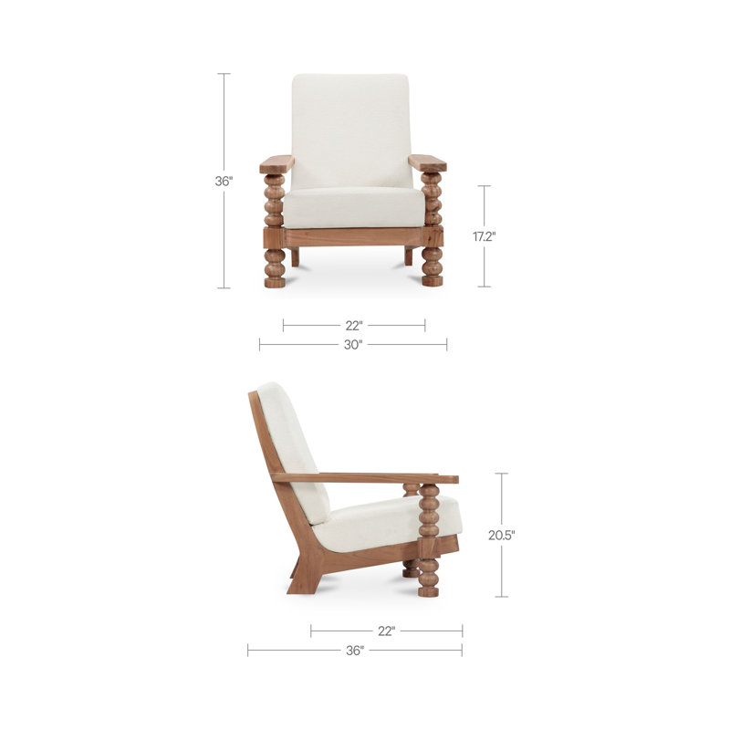 Ingrid Accent Chair Off White