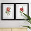 Pivoine écarlate - ensemble de 2 reproductions d'art-503444511-503444581-503444580