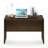 Furinno ROGER Office Desk, 47 Inch Executive Desk, Computer Desk, with Desk Cord Grommet, For Home Study, Office, Modern Walnut-121883438-121883440