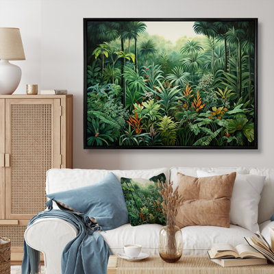 «Tropical Wilderness Escape I», reproduction sur toile