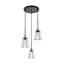 Luminaire suspendu géométrique 3 lumières grappe Marine Park-422386854