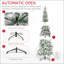 Arbre de Noël artificiel pin enneigé avec branches réalistes et 394 pointes-1547543217