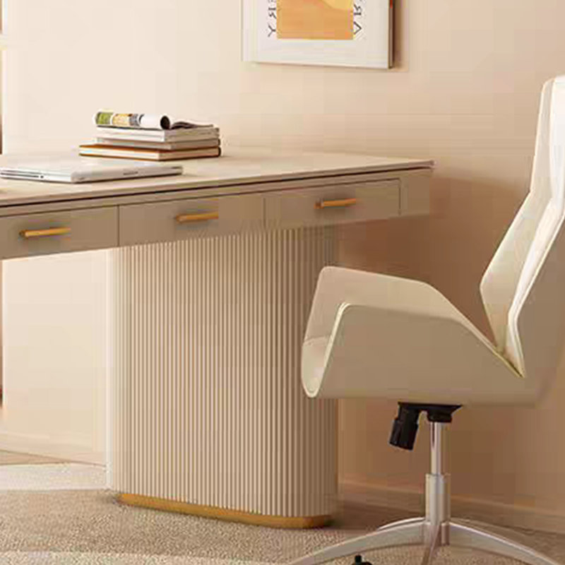 Bureau de style français exquis et unique, H 29,52 po x l 78,74 po x P 27,55 po