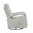 Upholstered Swivel Glider Recliner Chair With Faux Leather,  For Modern Living And Office Comfort-1075568205