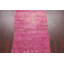 Tapis décoratif en laine de conception unique 4 pi 2 po x 8 pi noué à la main 1950s