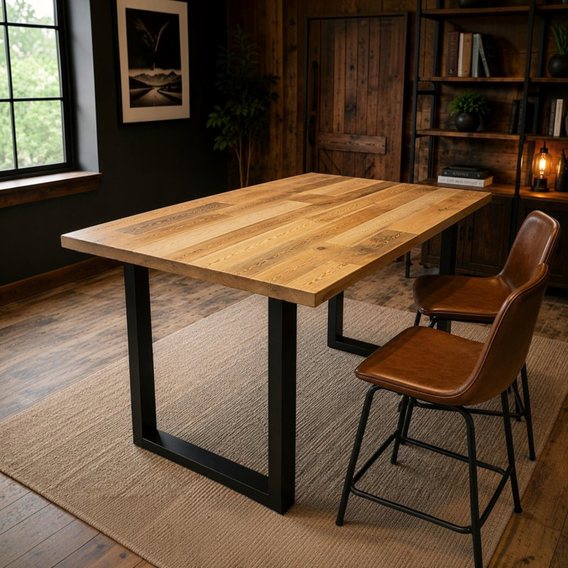 Table de salle à manger Weathered Luxe Timber Revival, 29.8" H x 72" W x 30" D