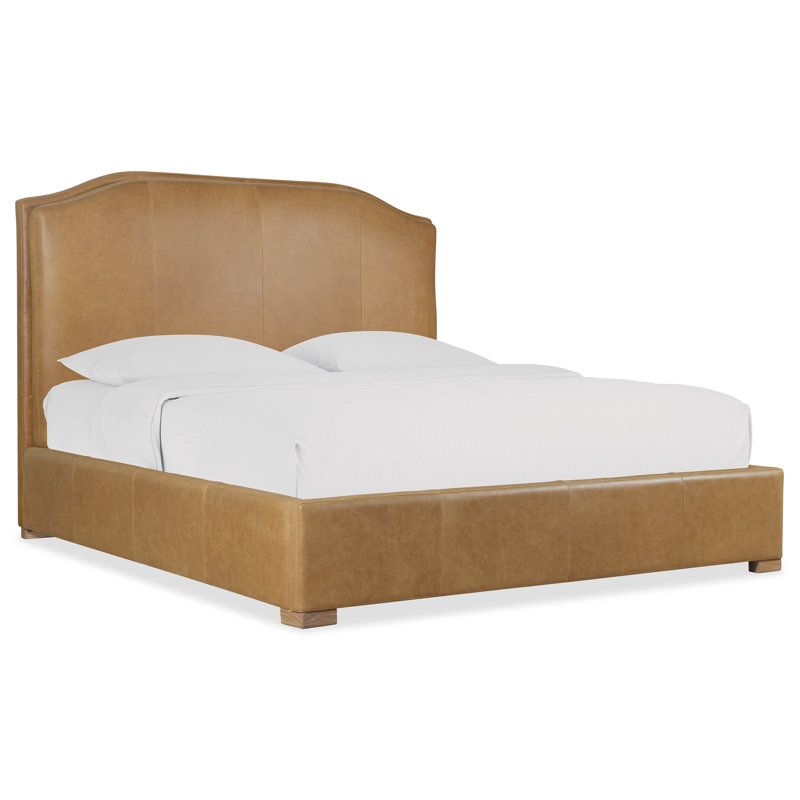 Driftwood Upholstered Bed, Brown, Queen