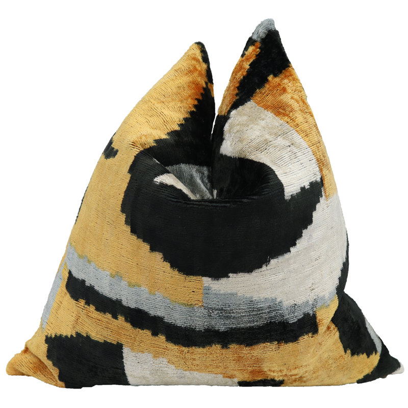 Square Pillow Cover & Insert, Abstract, 18" H x 18" W