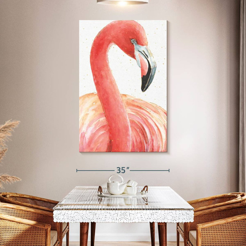 Brampt Gracefully Pink II, 51" H x 34" W