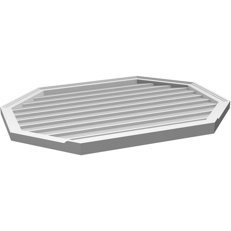 Évent horizontal gondole allongé en surface octogonal Signature, H 32 po x l 42 po x P 2 po