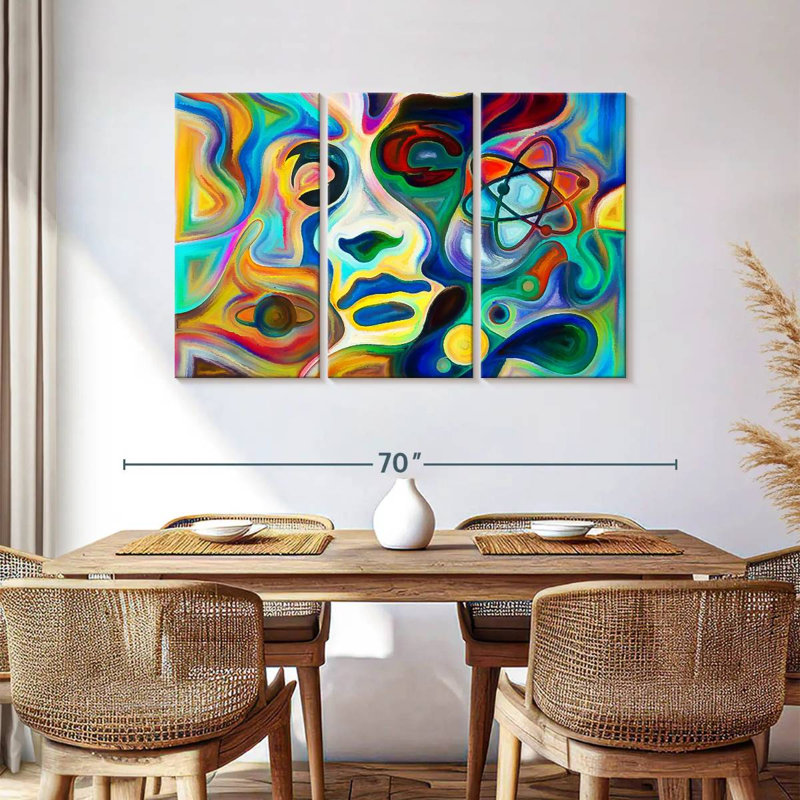 Avery Abstract Galaxy, 36" H x 57" W