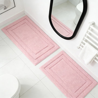 Super Soft Bathroom Rugs Set, Absorbent Non-Slip Microfiber Bath Mat, Machine Washable Shaggy Floor Mat For Bathroom And Bedroom
