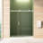 Sliding Shower Enclosure 56" - 60" Wide And 70" High, Featuring 5/16" 8Mm  Tempered Glass, Waterproof Design, Brushed Nickel Finish Buffer For Easy Movement 56 60 Inches 70 High Door With & Double
