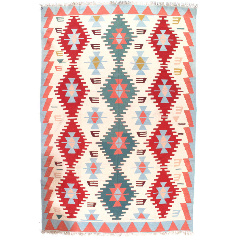 Wool Southwestern Area Rug