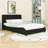Upholstered Bed with RGB LED and Built-in Bluetooth Speakers-794164975-794164968